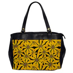 Texture Flowers Nature Background Oversize Office Handbag by Sudhe