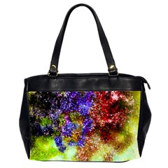 Splashes Of Color Background Oversize Office Handbag (2 Sides) by Sudhe