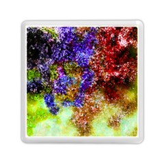 Splashes Of Color Background Memory Card Reader (square)