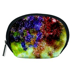 Splashes Of Color Background Accessory Pouch (medium) by Sudhe