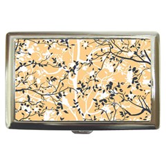 Floral Pattern Background Cigarette Money Case by Sudhe