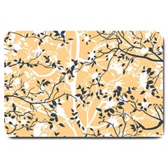 Floral Pattern Background Large Doormat  by Sudhe