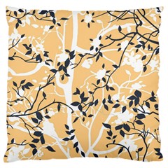 Floral Pattern Background Standard Flano Cushion Case (two Sides) by Sudhe