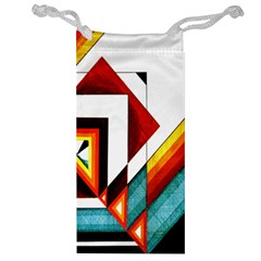 Diamond Acrylic Paint Pattern Jewelry Bag