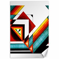 Diamond Acrylic Paint Pattern Canvas 20  X 30  by Sudhe