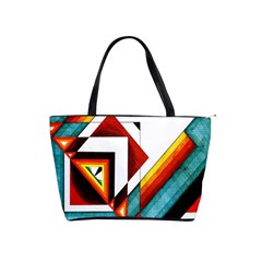 Diamond Acrylic Paint Pattern Classic Shoulder Handbag by Sudhe