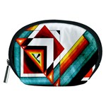 Diamond Acrylic Paint Pattern Accessory Pouch (Medium) Front