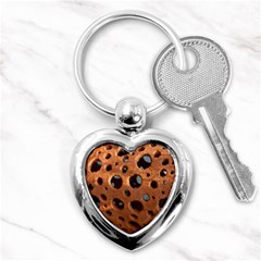 Texture Pattern Wallpaper Background Pattern Holes Key Chains (heart) 