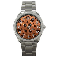 Texture Pattern Wallpaper Background Pattern Holes Sport Metal Watch