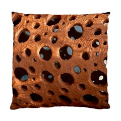 Texture Pattern Wallpaper Background Pattern Holes Standard Cushion Case (two Sides) by Sudhe