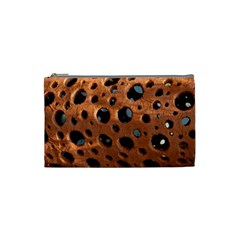 Texture Pattern Wallpaper Background Pattern Holes Cosmetic Bag (small) by Sudhe