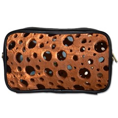 Texture Pattern Wallpaper Background Pattern Holes Toiletries Bag (one Side) by Sudhe