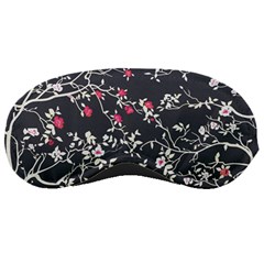 Black And White Floral Pattern Background Sleeping Masks by Sudhe