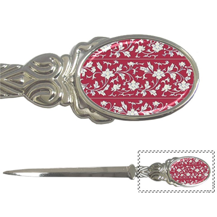 Floral Pattern Background Letter Opener