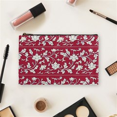 Floral Pattern Background Cosmetic Bag (medium) by Sudhe