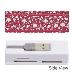 Floral Pattern Background Memory Card Reader (stick) by Sudhe