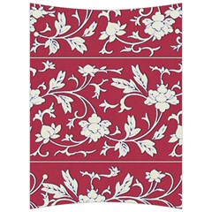 Floral Pattern Background Back Support Cushion