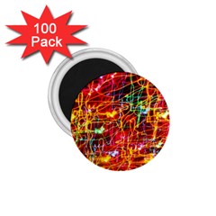 Random Colored Light Swirls 1 75  Magnets (100 Pack) 