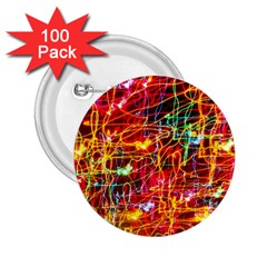 Random Colored Light Swirls 2 25  Buttons (100 Pack)  by Sudhe