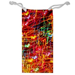 Random Colored Light Swirls Jewelry Bag