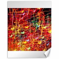 Random Colored Light Swirls Canvas 18  X 24  by Sudhe