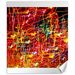 Random Colored Light Swirls Canvas 20  X 24  by Sudhe