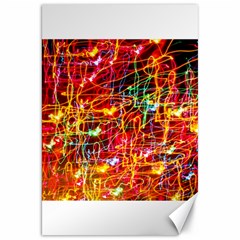 Random Colored Light Swirls Canvas 20  X 30  by Sudhe