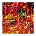 Random Colored Light Swirls Medium Glasses Cloth (2-Side) Front