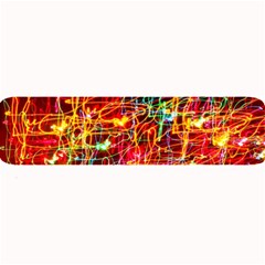 Random Colored Light Swirls Large Bar Mats