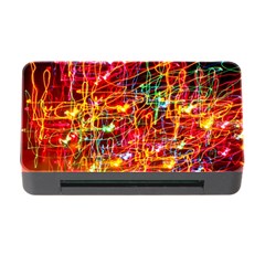 Random Colored Light Swirls Memory Card Reader With Cf by Sudhe