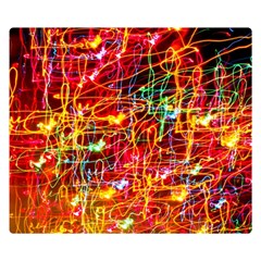 Random Colored Light Swirls Double Sided Flano Blanket (small)  by Sudhe