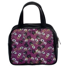 Beautiful Floral Pattern Background Classic Handbag (two Sides)