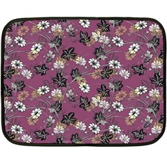 Beautiful Floral Pattern Background Double Sided Fleece Blanket (mini)  by Sudhe