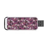 Beautiful Floral Pattern Background Portable USB Flash (One Side) Front