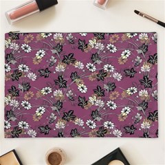 Beautiful Floral Pattern Background Cosmetic Bag (xxl) by Sudhe