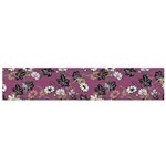 Beautiful Floral Pattern Background Small Flano Scarf Front