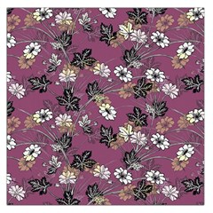 Beautiful Floral Pattern Background Large Satin Scarf (square) by Sudhe