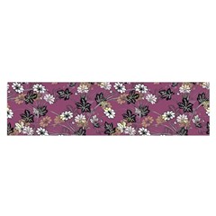 Beautiful Floral Pattern Background Satin Scarf (oblong) by Sudhe