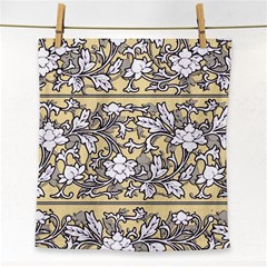 Floral Pattern Background Face Towel by Sudhe