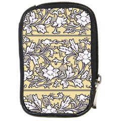 Floral Pattern Background Compact Camera Leather Case