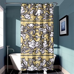 Floral Pattern Background Shower Curtain 36  X 72  (stall)  by Sudhe