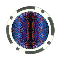 Kaleidoscope Art Pattern Ornament Poker Chip Card Guard (10 Pack)