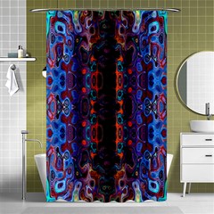 Kaleidoscope Art Pattern Ornament Shower Curtain 48  X 72  (small)  by Sudhe