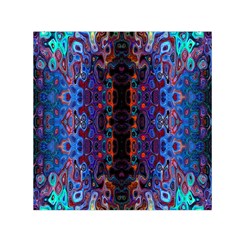 Kaleidoscope Art Pattern Ornament Small Satin Scarf (square) by Sudhe