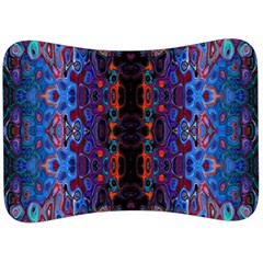 Kaleidoscope Art Pattern Ornament Velour Seat Head Rest Cushion