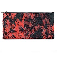 Orange Etched Background Pencil Cases by Sudhe