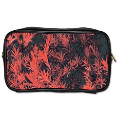 Orange Etched Background Toiletries Bag (two Sides) by Sudhe