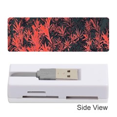 Orange Etched Background Memory Card Reader (stick) by Sudhe