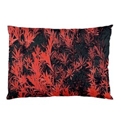 Orange Etched Background Pillow Case (two Sides) by Sudhe