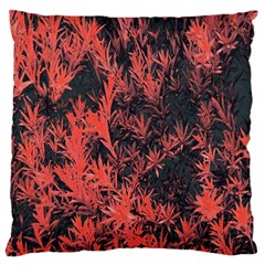 Orange Etched Background Standard Flano Cushion Case (two Sides) by Sudhe